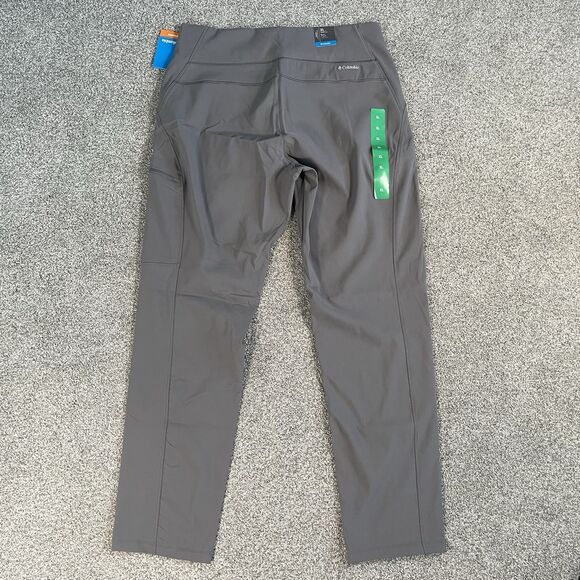 Columbia Active Fit Straight Leg Fleece Lined Pants Women's Gray Size XL NEW - Picture 3 of 14